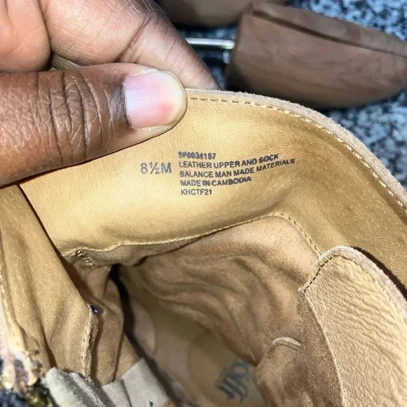 Sofft Sharnell Low Boots Leather Brown Sz 8.5 - Picture 7 of 7